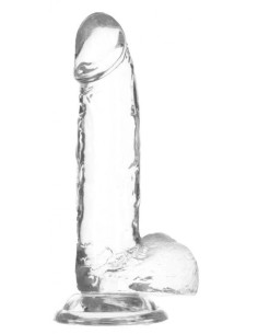 Crystal Addiction - Transparante Dildo - 19 cm