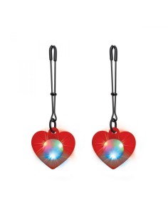 Charmed - Heart Tweezer Tepelklemmen Met LED Verlichting
