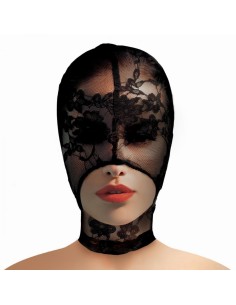 Lace Seduction Bondage Masker - Zwart